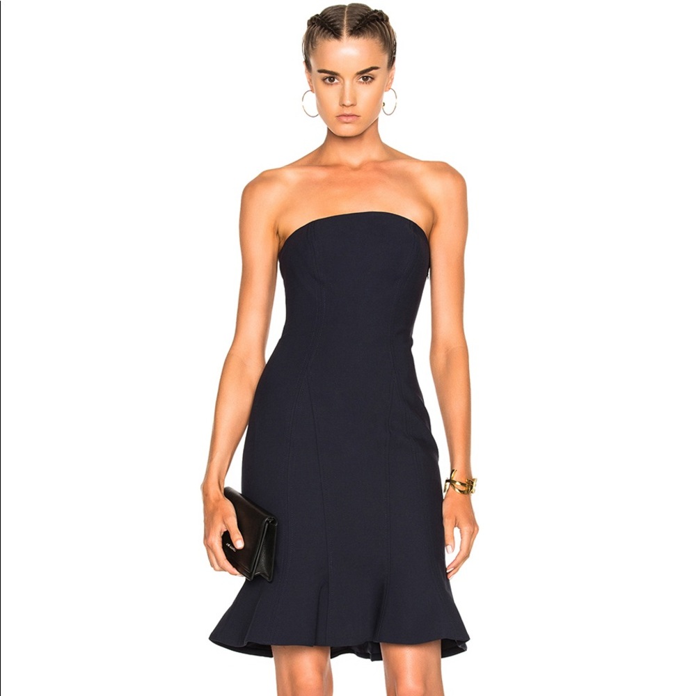Cinq a sept Calvina dress in navy